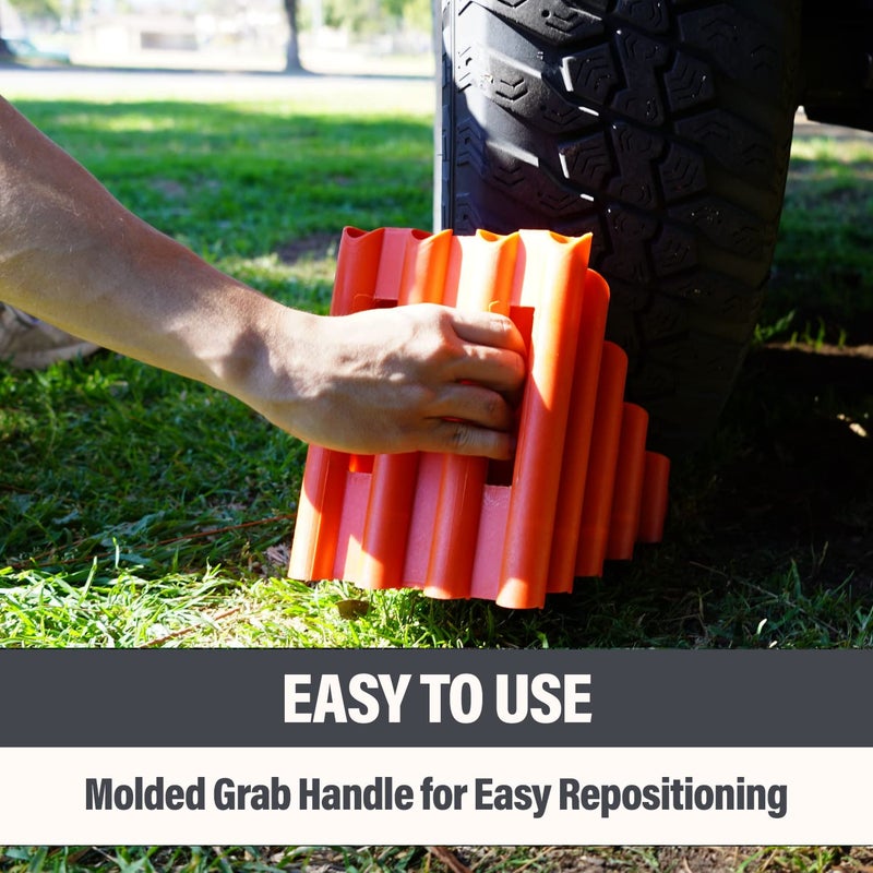 SECURITYMAN Wheel Chocks | Trailer Chocks | Tire Chocks (2 Pack) Durable, Non-Slip, Solid Wheel Chocks for RV Trailer, Travel, Camper, Truck, and Boat - Image 4